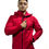 Küçük resim: Kırmızı kapüşonlu mont önden görünüm – erkek kışlık outdoor ve iş ceketi
