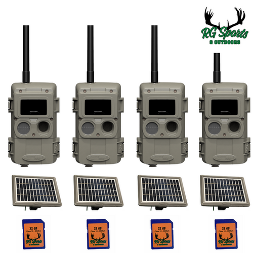 CUDDEBACK CUDDELINK LSERIES 4 CAMERA SOLAR BUNDLE RG Sports & Outdoors