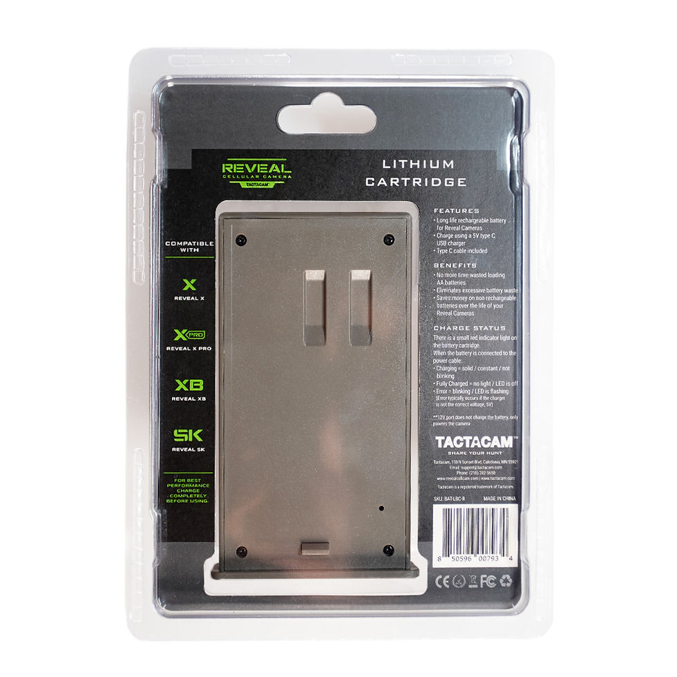 Thumbnail: TACTACAM LITHIUM CARTRIDGE