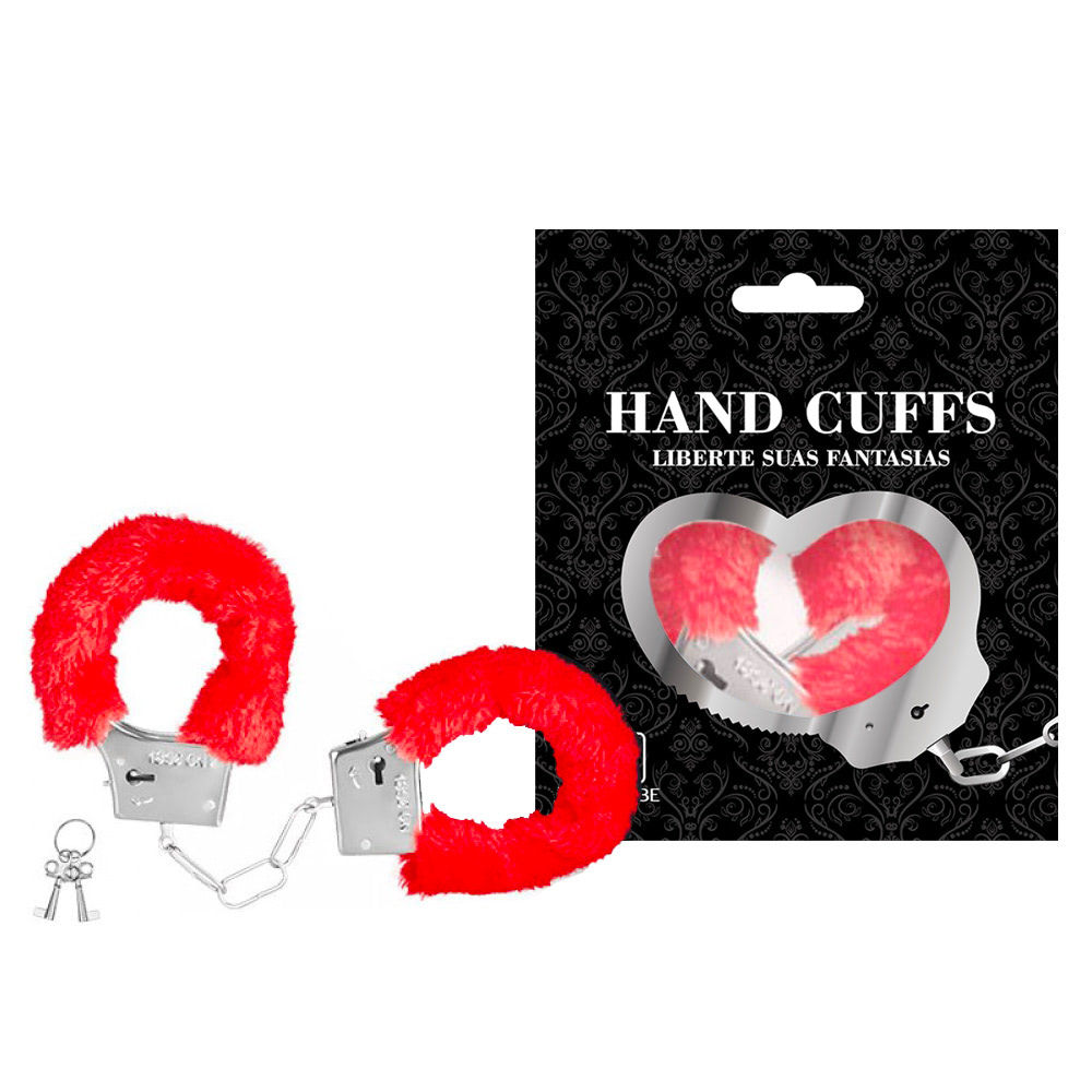 Algemas Reguláveis com Chaves e Pelúcia verm