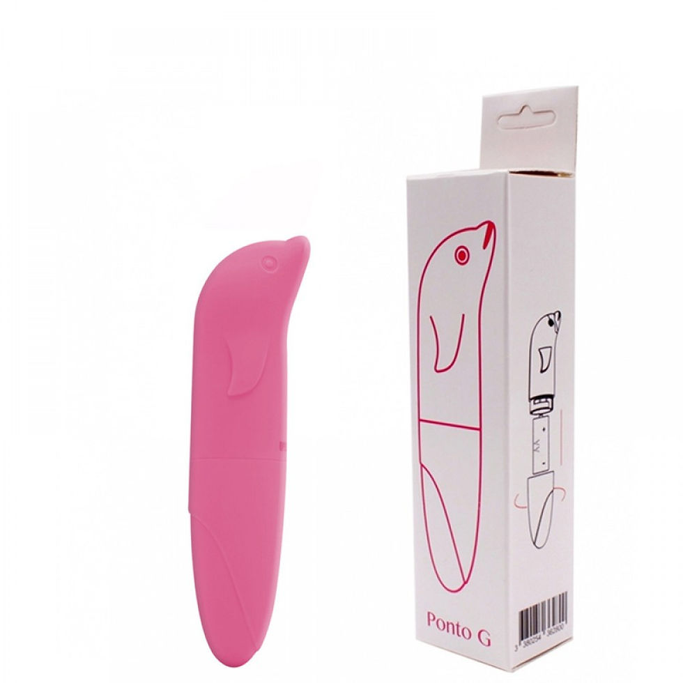 Miniatura: Vibrador Ponto G em formato de golfinho Rosa