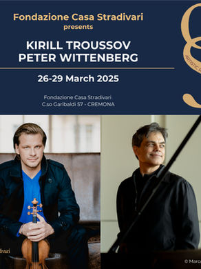 Kirill Troussov and Peter Wittenberg return to Casa Stradivari for a new artistic residency and masterclass