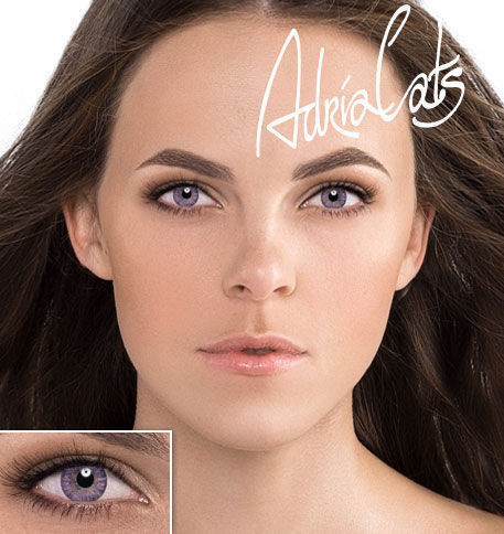 Миниатюра: Цветные контактные линзы Adria + раствор + контейнер