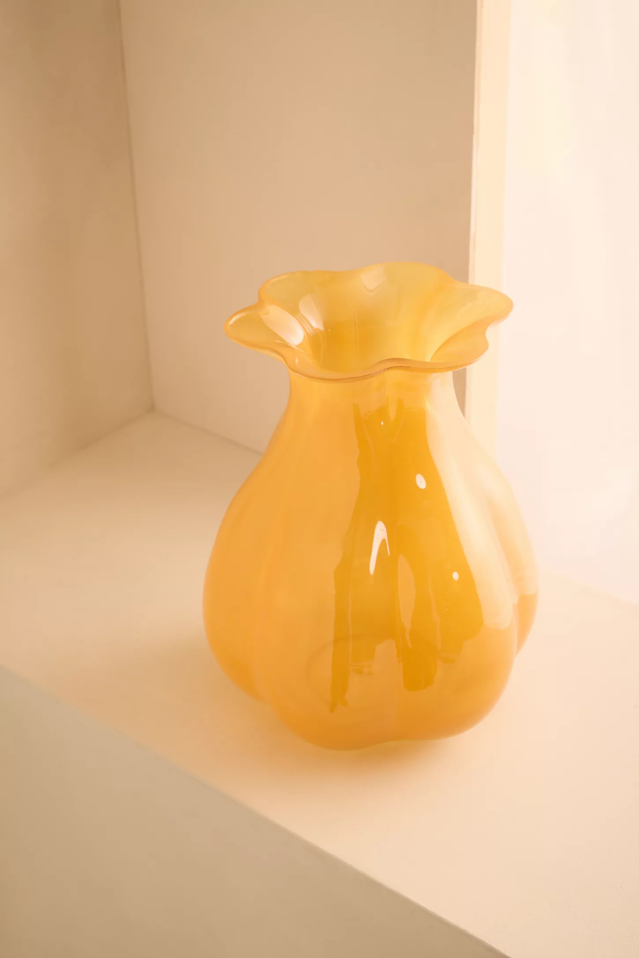 Milky Glass Vase