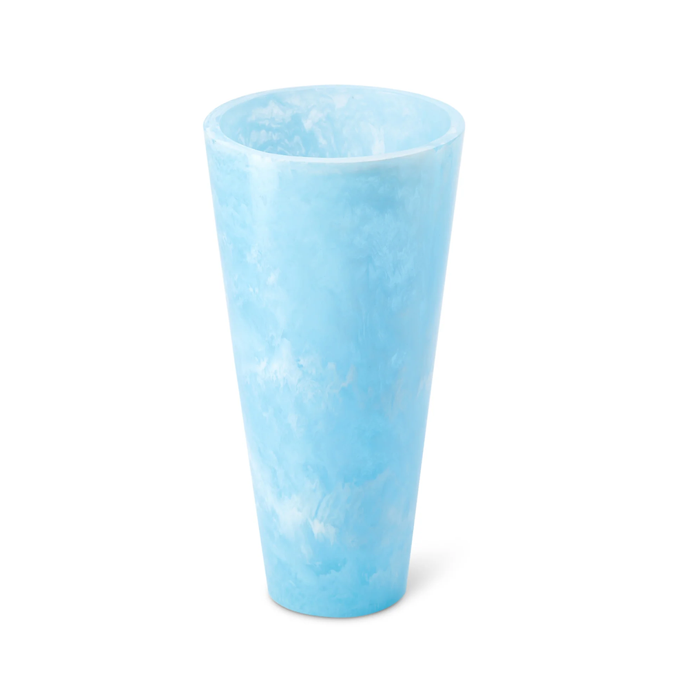 Pamana Cylinder Vase Blue 34cm - £144