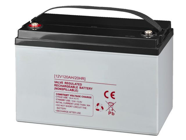 Újratölthető ólom akkumulátor, 12 V