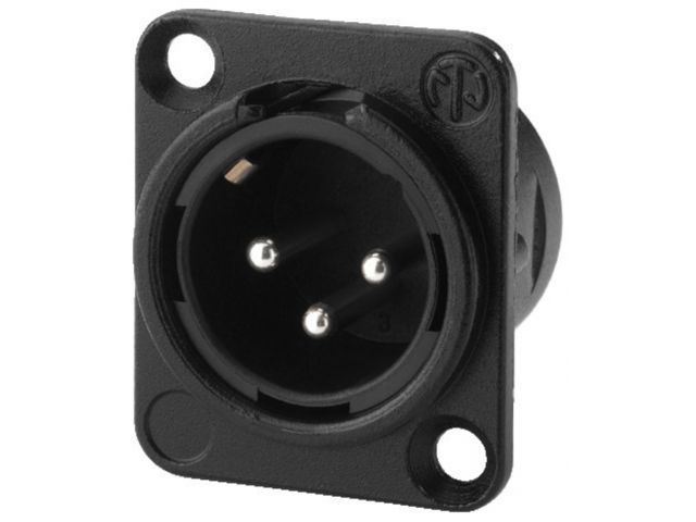 NEUTRIK 3-pólusú, beépíthető XLR csatlakozók