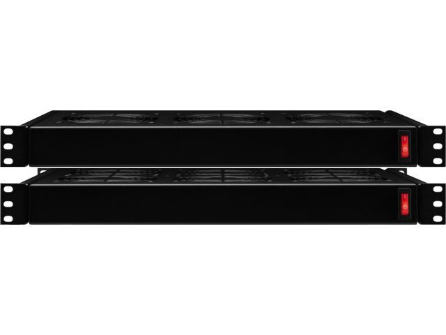 Indexkép: 482 mm (19") ventilation module, 1 RS, 3 fans
