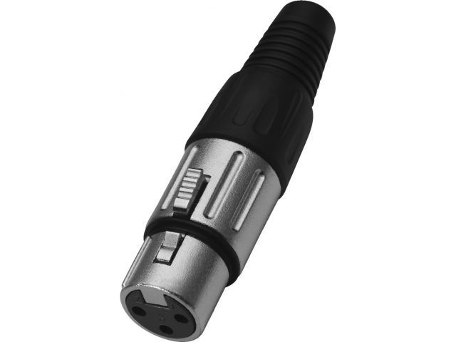 XLR inline jack, 3 poles