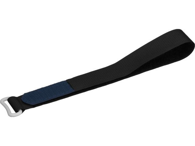 Hook and loop cable tie, 30 cm, blue