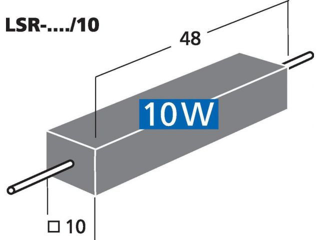 Indexkép: Cementált Teljesítményellenállások, 10W