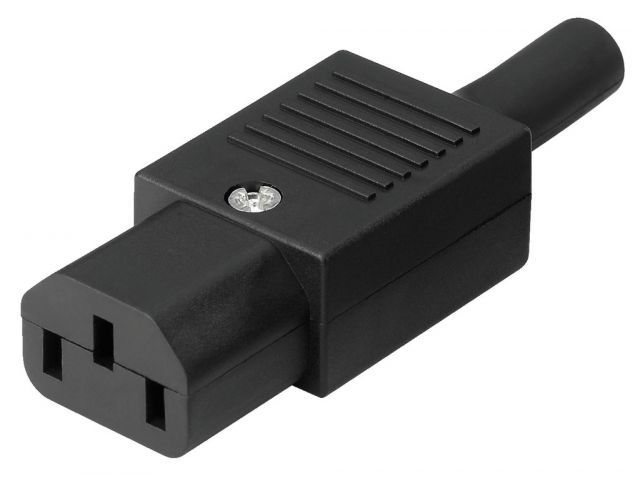 Monacor 3-pin IEC inline jack
