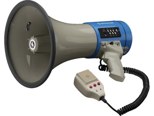 Megaphone with MP3 function, 110 dB