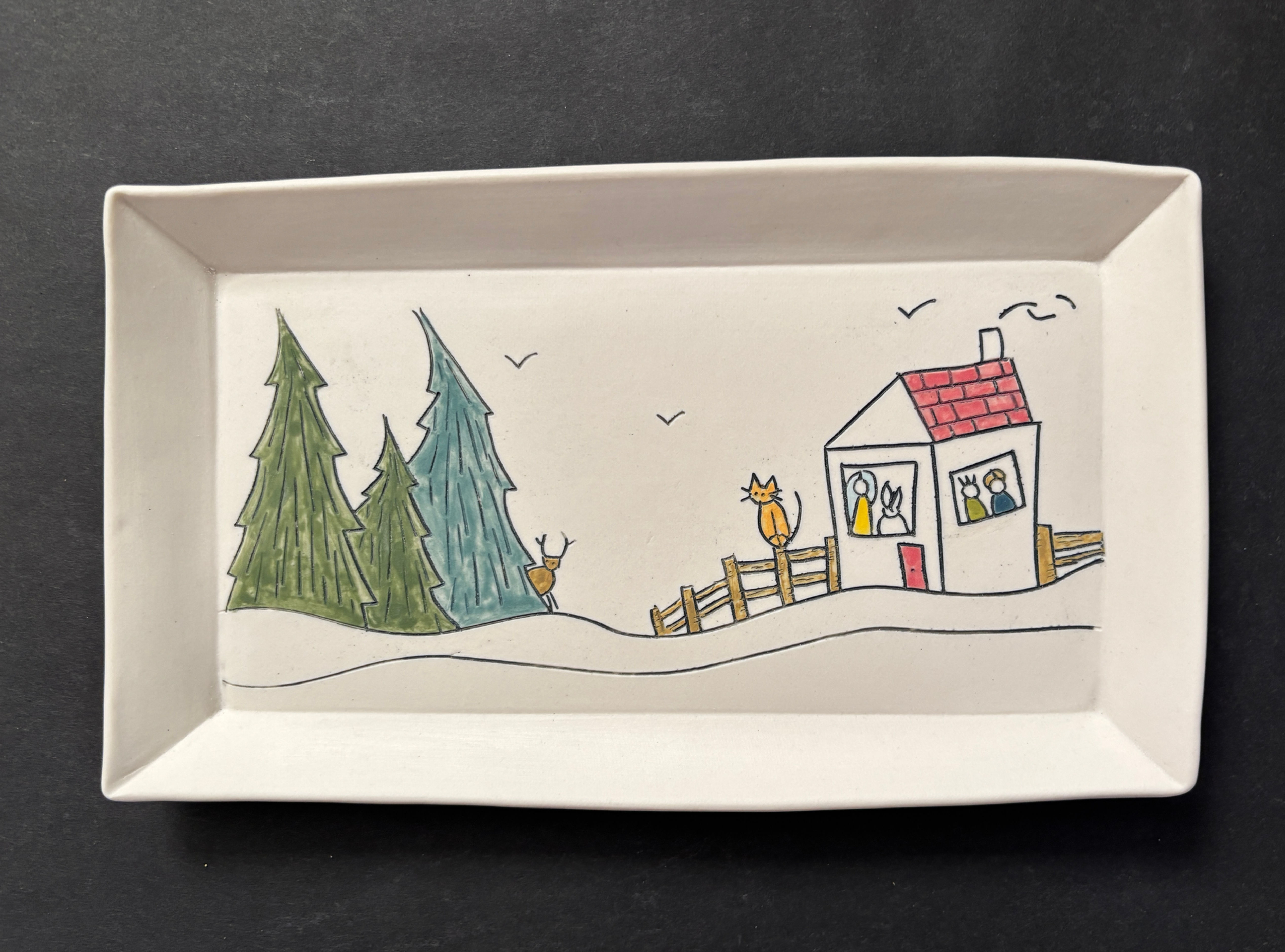 Country Winter --6x10 story plate