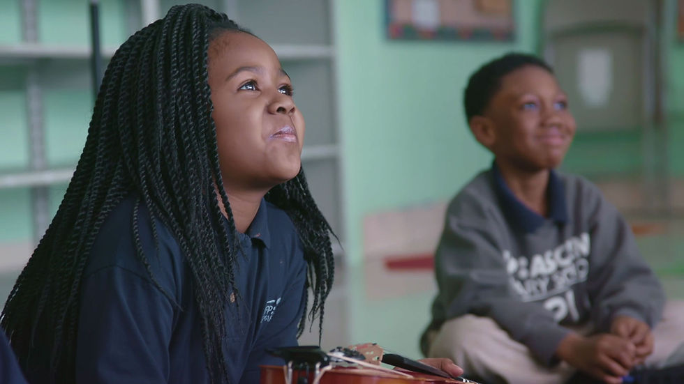 MUSIC Inc student with violin