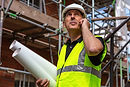 Male builder foreman, worker or architec
