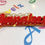 Thumbnail: 3" Double Stacked Name Plate Red