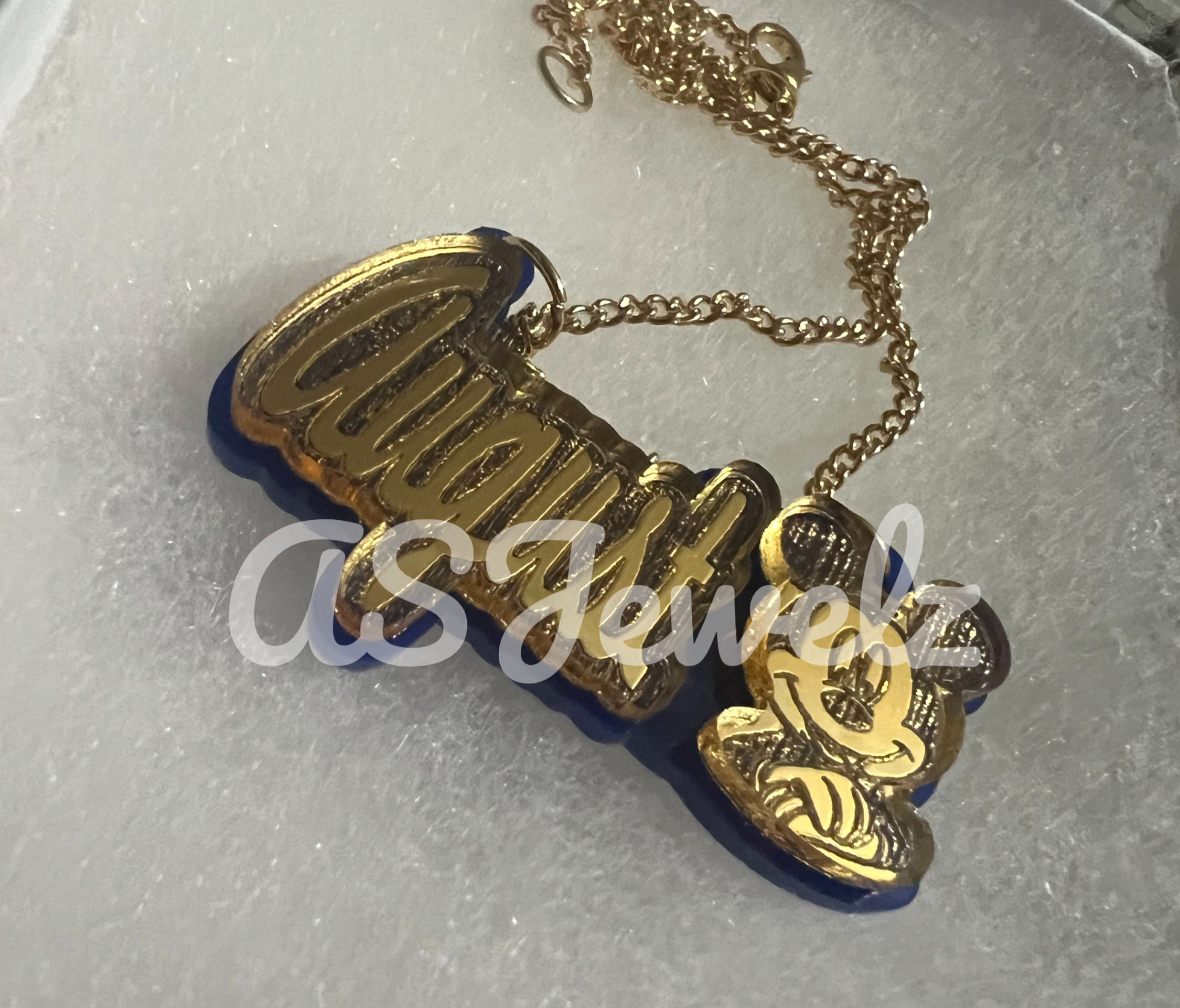 Mickey Mouse Name Plate