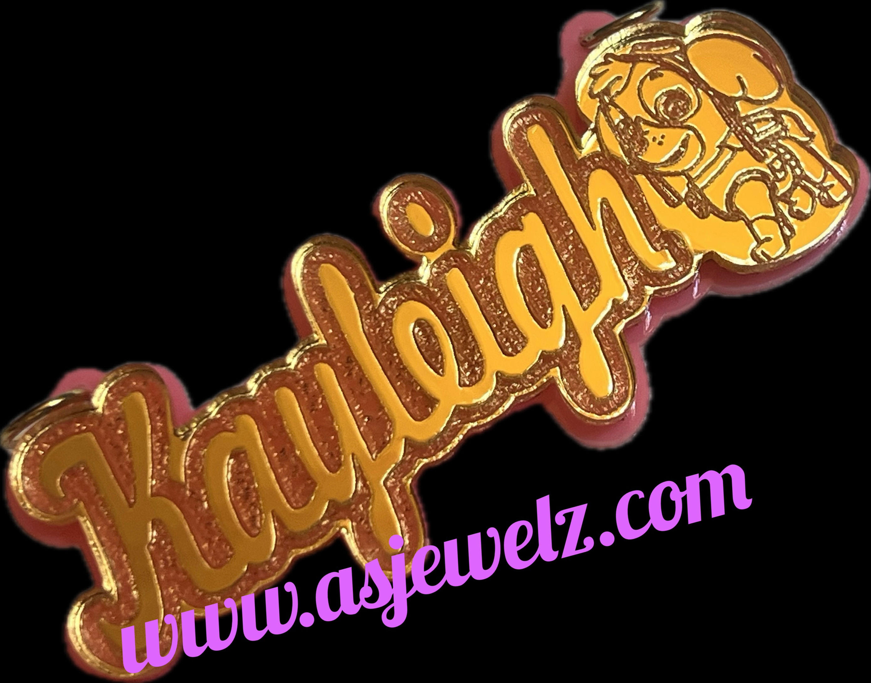 Sky|Double Stacked Name Plate