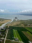 Le Mont-Saint-Michel en Hélicoptère