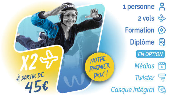 Miniature : Simulateur de chute libre en Hauts-de-France