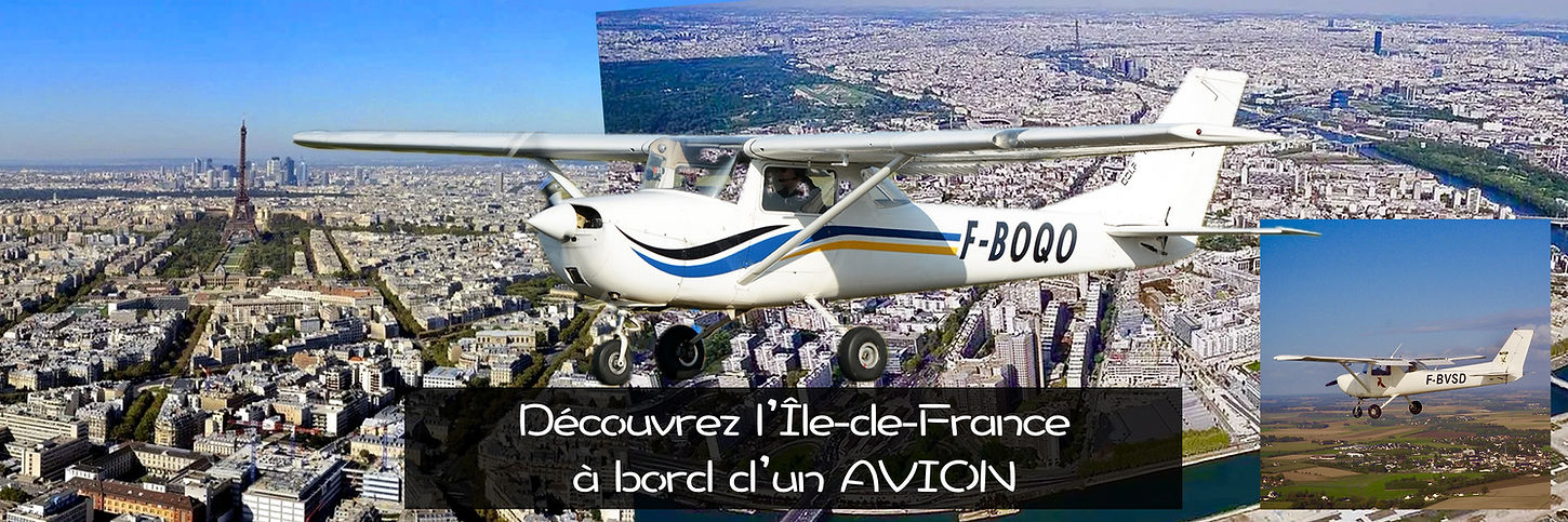 Avion Paris vue du ciel