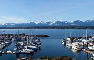 The beautiful Comox Bay and Marina