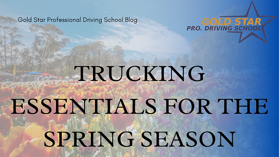 trucking in the spring