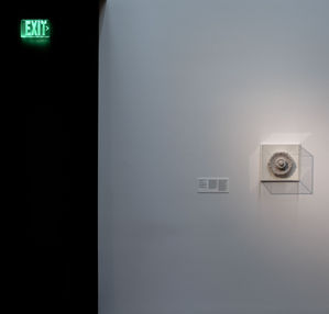 Green exit sign exhibit