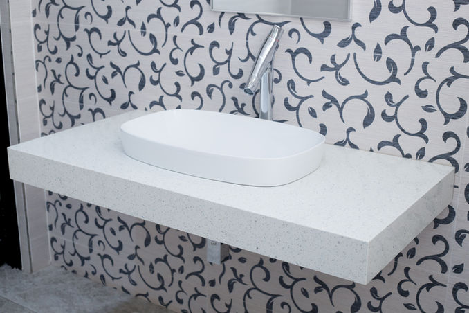 Crystal Quartz Bathroom Vanity
