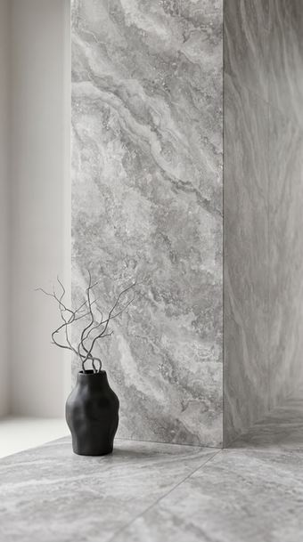 EstrellaSA Sintered Stone South Africa Johannesburg Durban Ballito Cape Town George Large Format Tiles quartz and porcelain marble surfaces galaxy grey natural