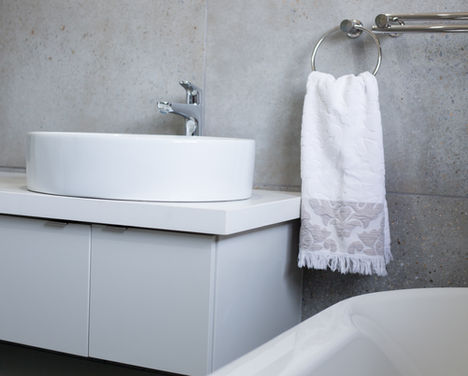 White Quartz Bathroom Vanity 