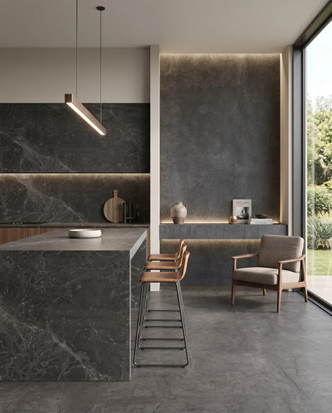 EstrellaSA Sintered Stone South Africa Johannesburg Durban Ballito Cape Town George Large Format Tiles quartz and porcelain marble surfaces