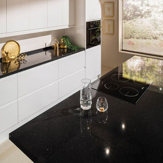 Midnight Quartz Kitchen Countertop 