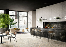 Black Diamond Bar Counter Cladding