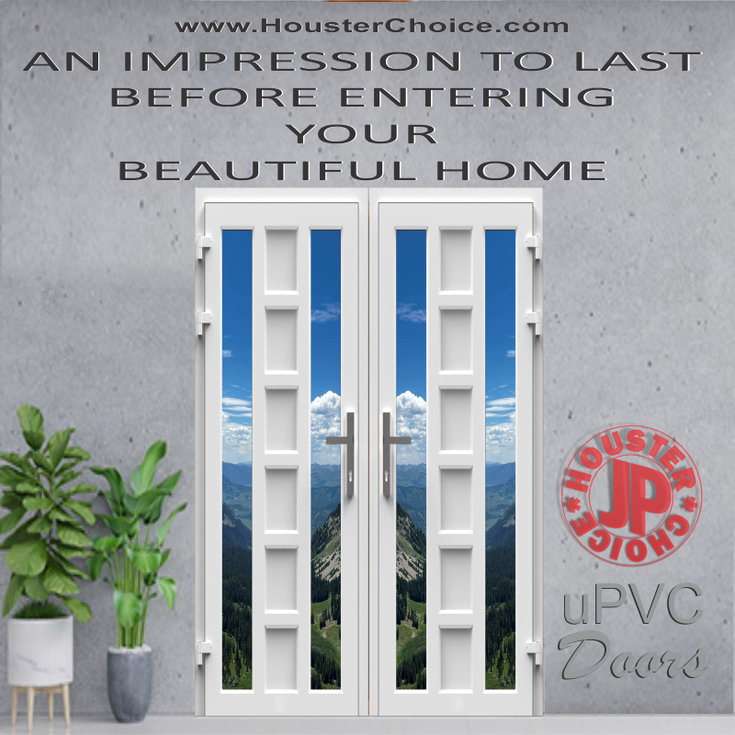 Designed with thermal insulation properties in mind, the doors will make your space warm in winter and cool in summer, while reducing heat losses or gains. This also helps to minimize the transmission of external noise.