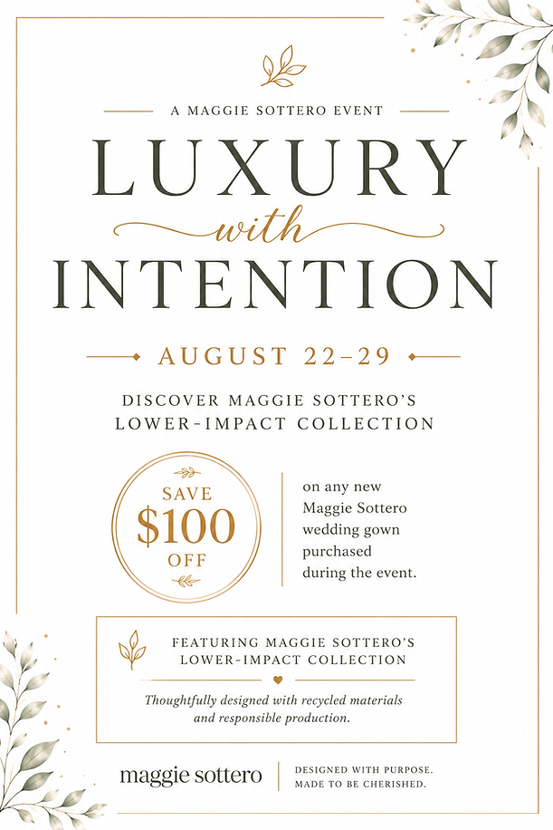 Sustainable wedding dress event denver, Co. Maggie Sottero