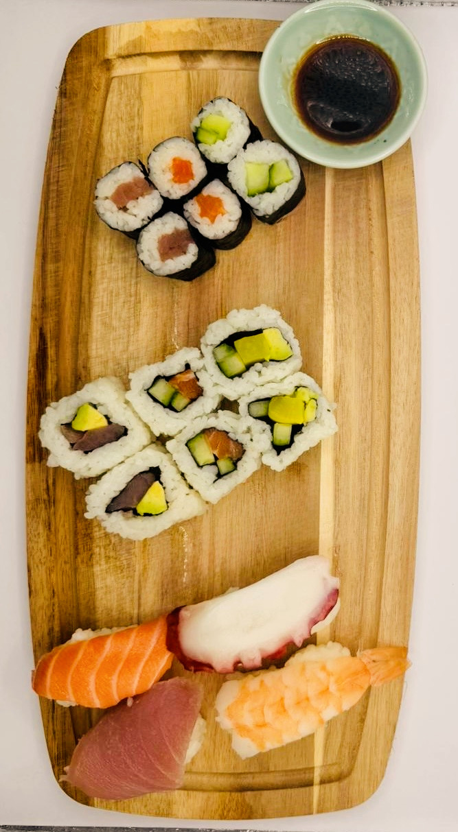 Arranged Food and Objects