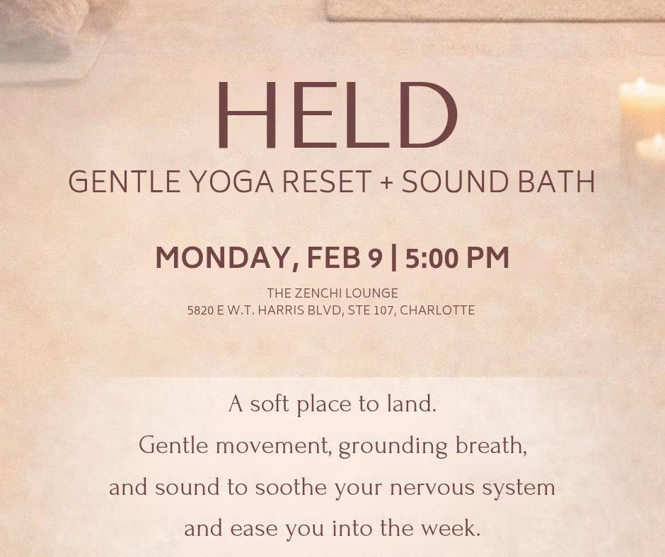 HELD: Gentle Yoga Reset + Sound Bath