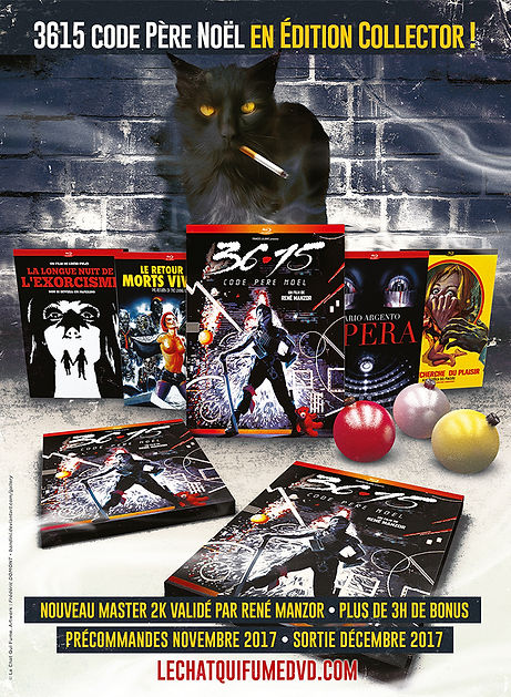 Page de publicité Le Chat Qui Fume – création graphique pour magazines spécialisés.