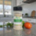 Premium Garlic Salt Seasoning by Rugerks in spice jar