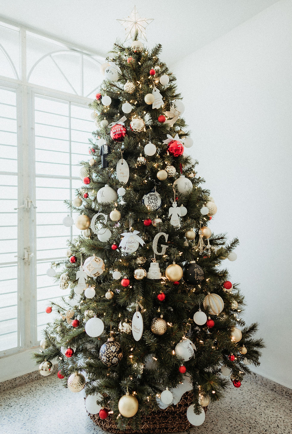 Beautifully Decorated Christmas Tree