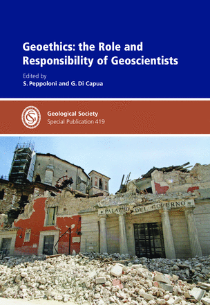 Cover of the Book Geoethics: the Role and Responsibility of Geoscientists published by the Geological Society of London