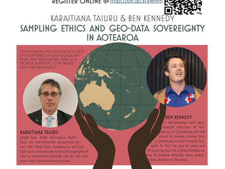 Geoethics Aotearoa New Zealand Seminar Series: Sampling ethics and geo-data sovereignty in Aotearoa