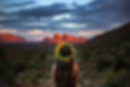 flower crown sedona sunset