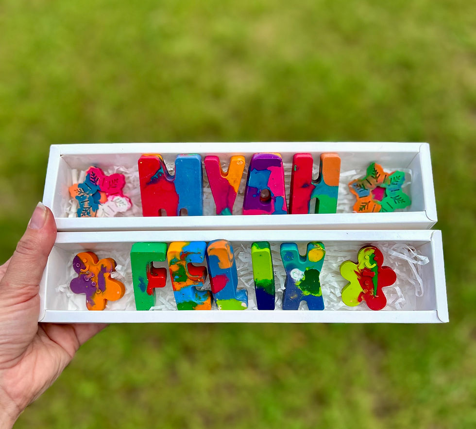 Thumbnail: Christmas Themed Name Crayons