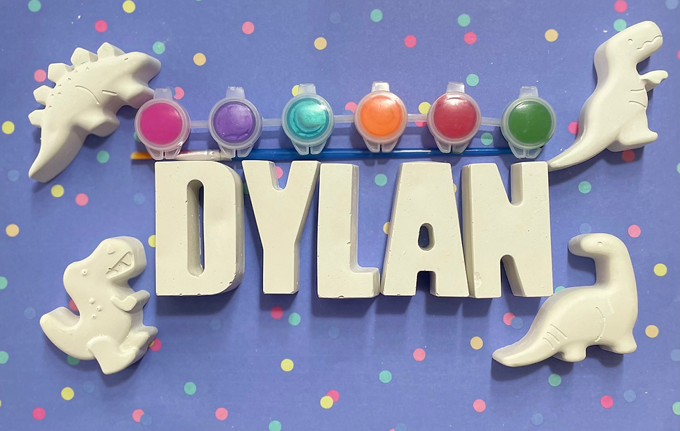 Thumbnail: Personalised Name Plaster and Paint