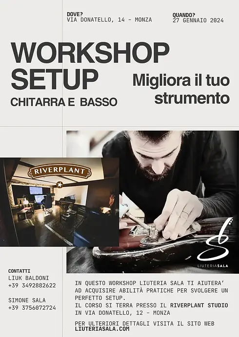 poster workshop liuteria sala