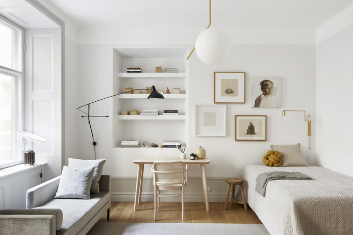A tiny, Refined Swedish Apartment