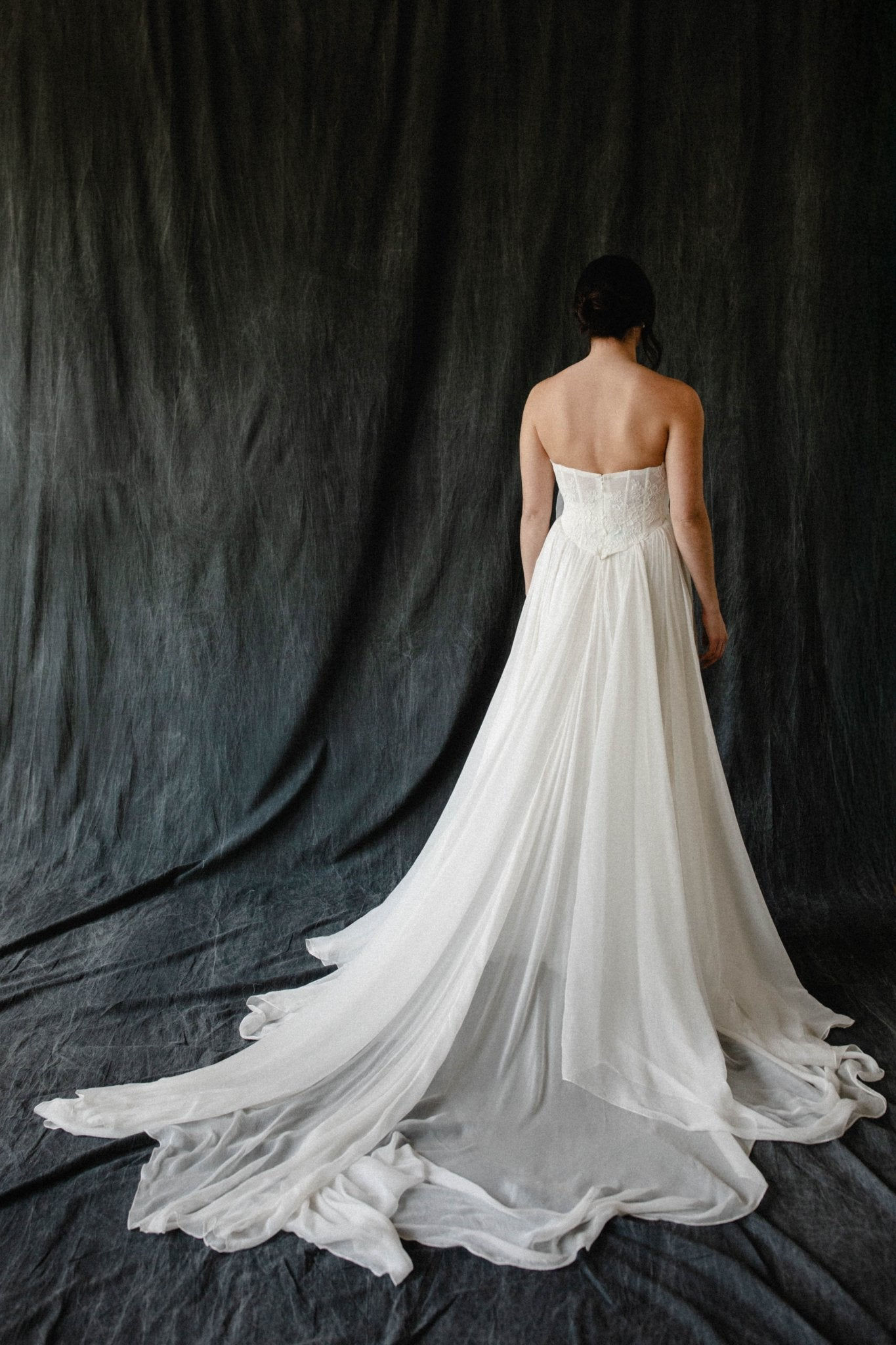 Stratosphere - Carol Hannah draped bridal skirt separate